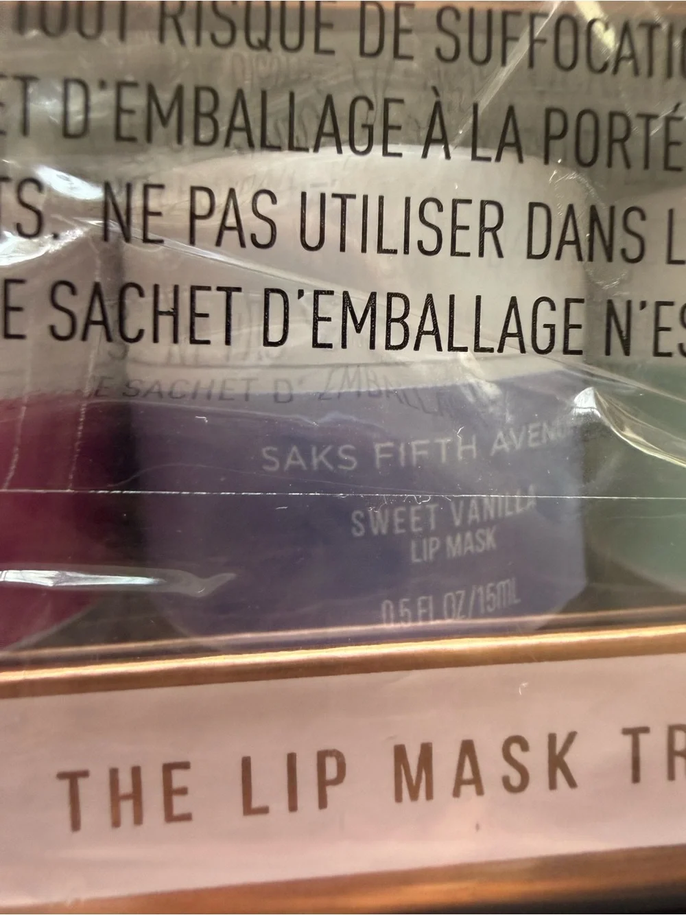Saks Fifth Avenue Lip Mask Trio in Pink and Rose